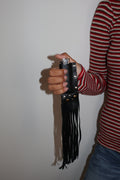 Black handmade leather lighter case, by WE ARE MARO