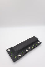 Black Crystal 02 handmade short leather case for IQOS ILUMA ONE, by WE ARE MARO, photo 2