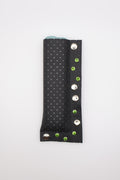 Black Crystal 02 handmade short leather case for IQOS ILUMA ONE, by WE ARE MARO