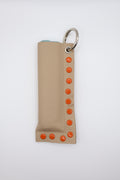 Beige Orange handmade short leather case for IQOS ILUMA ONE, by WE ARE MARO