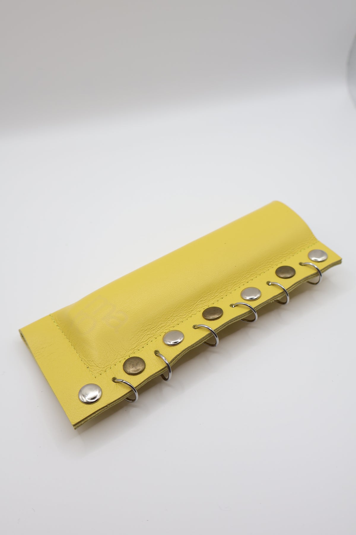 Yellow Mix handmade short leather case for IQOS ILUMA ONE, by WE ARE MARO, photo 2