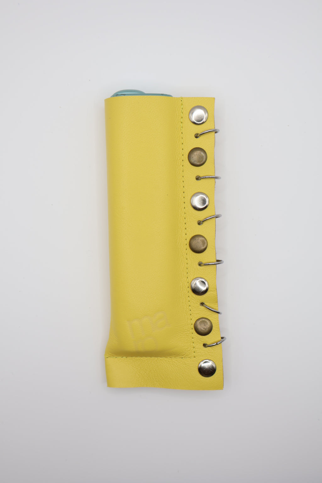 Yellow Mix handmade short leather case for IQOS ILUMA ONE, by WE ARE MARO