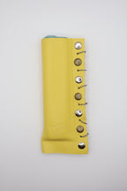 Yellow Mix handmade short leather case for IQOS ILUMA ONE, by WE ARE MARO