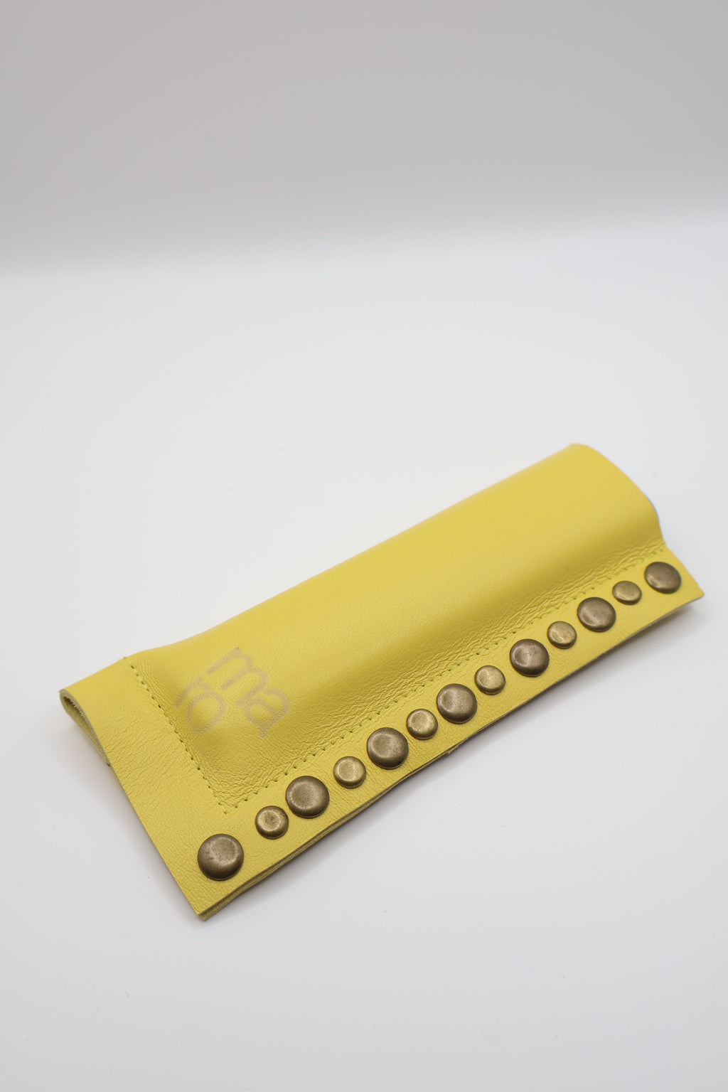 Yellow Gold handmade short leather case for IQOS ILUMA ONE, by WE ARE MARO, photo 2