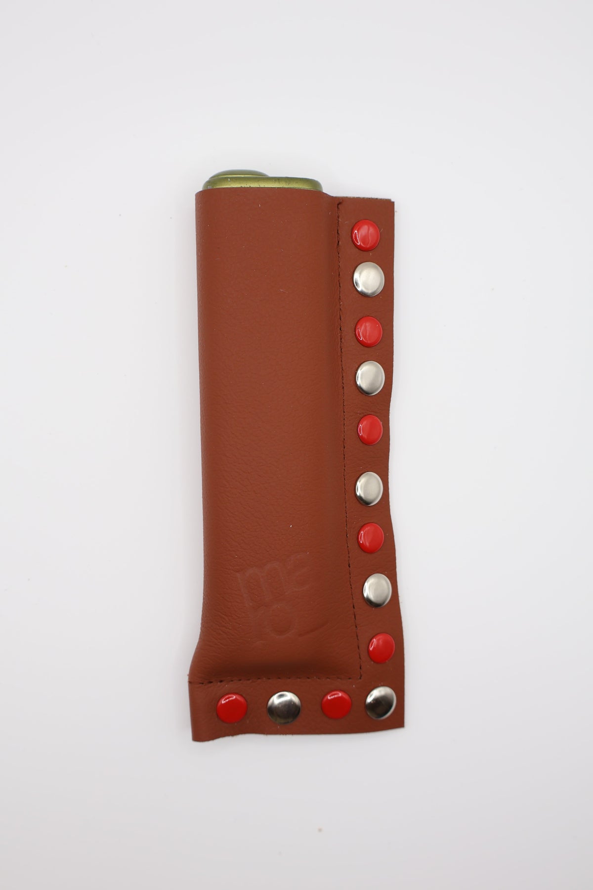 Terracotta Red handmade short leather case for IQOS ILUMA ONE, by WE ARE MARO