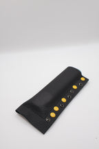Black Bee handmade short leather case for IQOS ILUMA ONE, by WE ARE MARO, photo 2