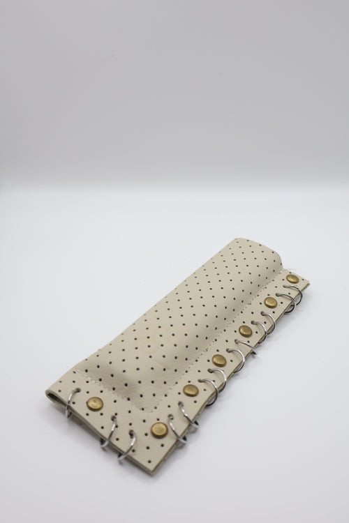 Beige Gold 02 handmade short leather case for IQOS ILUMA ONE, by WE ARE MARO, photo 2