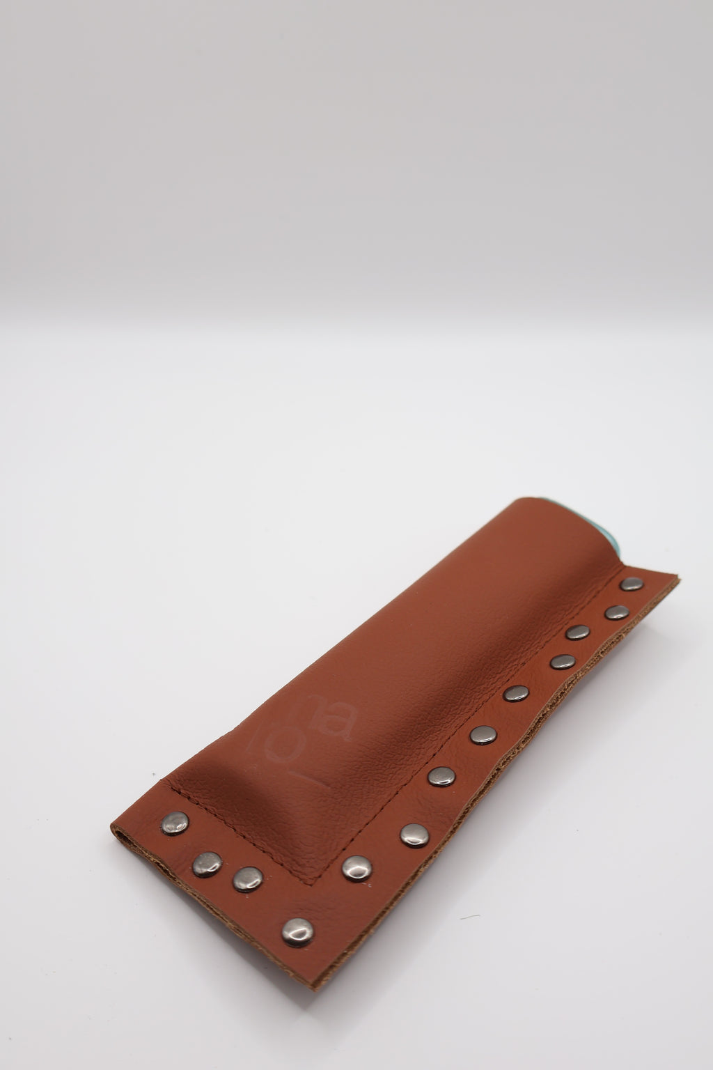 Terracotta Studs handmade short leather case for IQOS ILUMA ONE, by WE ARE MARO, photo 2