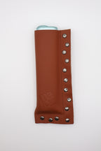 Terracotta Studs handmade short leather case for IQOS ILUMA ONE, by WE ARE MARO