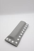 Grey White handmade short leather case for IQOS ILUMA ONE, by WE ARE MARO, photo 2