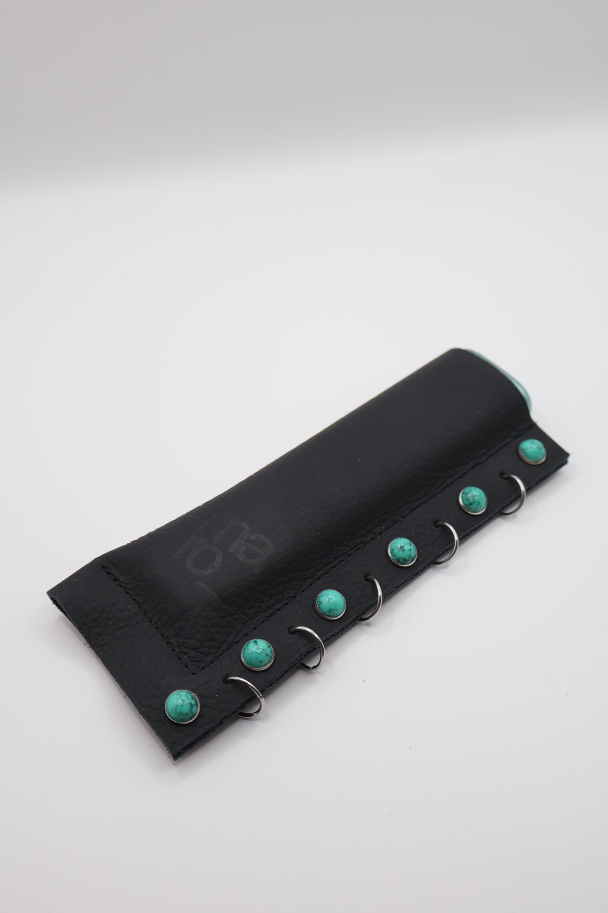 Black Emerald handmade short leather case for IQOS ILUMA ONE, by WE ARE MARO, photo 2