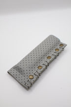 Grey Mix handmade short leather case for IQOS ILUMA ONE, by WE ARE MARO, photo 2