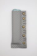 Grey Mix handmade short leather case for IQOS ILUMA ONE, by WE ARE MARO