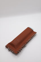 Terracotta Rings handmade short leather case for IQOS ILUMA ONE, by WE ARE MARO, photo 2