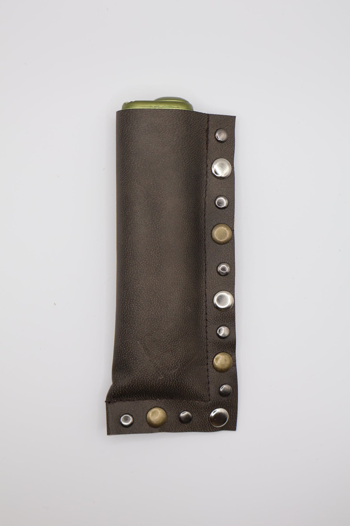 Patina Mix handmade short leather case for IQOS ILUMA ONE, by WE ARE MARO
