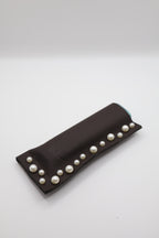 Brown Pearl handmade short leather case for IQOS ILUMA ONE, by WE ARE MARO, photo 2