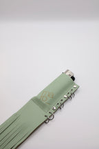 Jade Silver handmade leather lighter case, by WE ARE MARO, photo 4