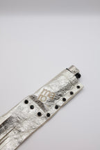 Silver Crystal handmade leather lighter case, by WE ARE MARO, photo 2