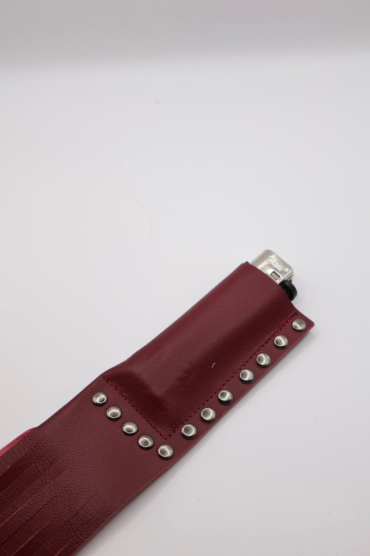 Cherry handmade leather lighter case, by WE ARE MARO, photo 4
