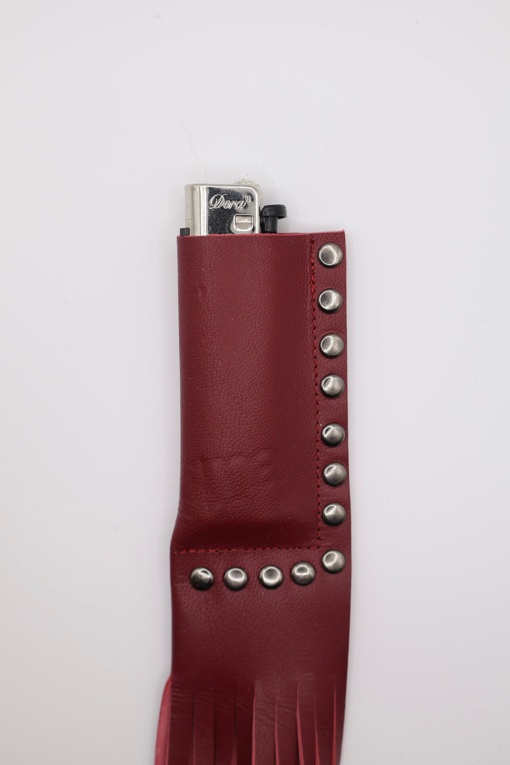 Cherry handmade leather lighter case, by WE ARE MARO, photo 3