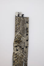 Python Crystal handmade leather lighter case, by WE ARE MARO, photo 3