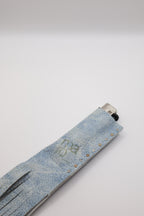 Ice Leopard Gold handmade leather lighter case, by WE ARE MARO, photo 4