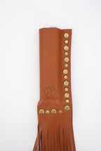 Espresso Martini handmade leather fringe case for IQOS ILUMA ONE, by WE ARE MARO, photo 3