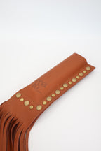 Espresso Martini handmade leather fringe case for IQOS ILUMA ONE, by WE ARE MARO, photo 4