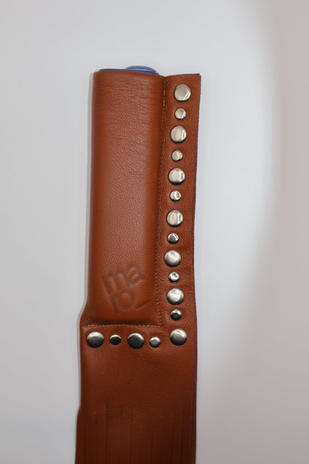 Manhattan handmade leather fringe case for IQOS ILUMA ONE, by WE ARE MARO, photo 2